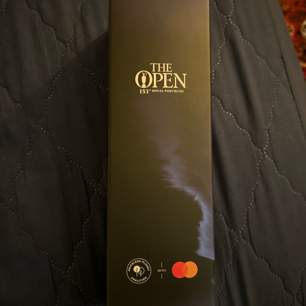 The Open 153rd Royal Portrush Box and waterbottle